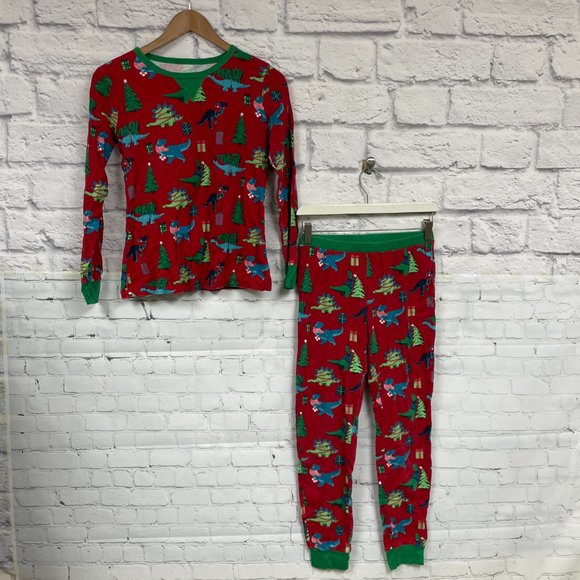 Target Holiday Dino Print Matching Family Pajama Set - Wondershop™ Red - Picture 2 of 6
